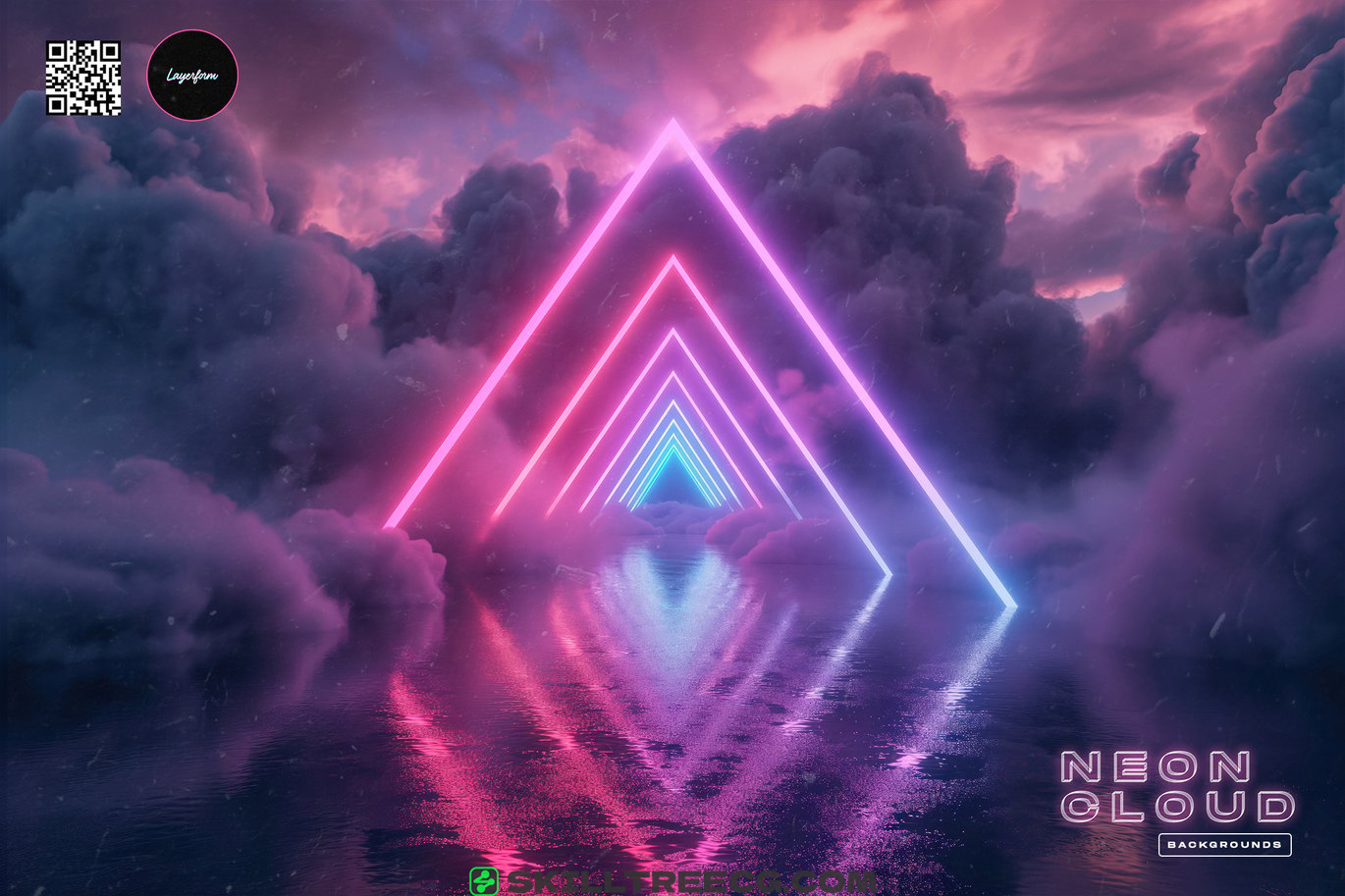 图片[3]-Neon Clouds Background Pack（669243）-技能树